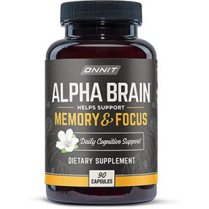 Onnit Alpha Brain Premium Nootropic Brain
